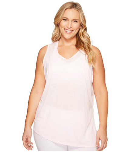 Imbracaminte femei nike breathe sleeveless training top (size 1x-3x) prism pinkwhite