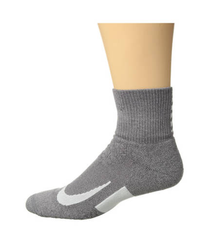 Imbracaminte femei nike elite cushion quarter running socks gunsmokeatmosphere greywhite