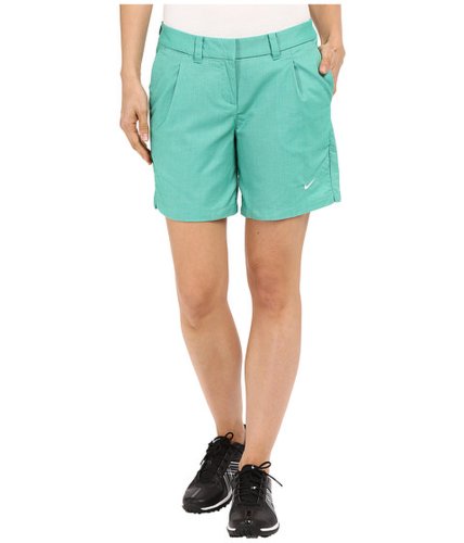 Imbracaminte femei nike golf oxford shorts lucid greenwhite