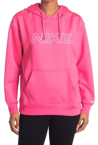 Imbracaminte femei nike thermal hoodie hyper pinkwhite