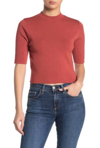 Imbracaminte femei noisy may cropped knit sweater tandori spice