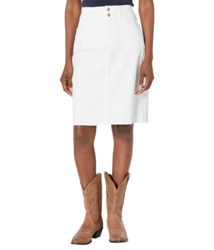 Imbracaminte femei nydj high-rise skirt hollywood waistband in optic white optic white