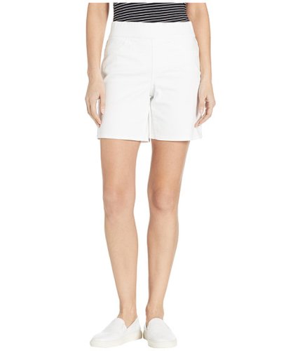 Imbracaminte femei nydj pull-on shorts in optic white optic white
