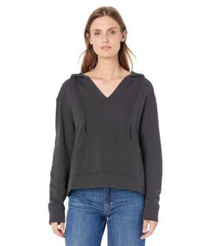 Imbracaminte femei pact essential v-neck hoodie black