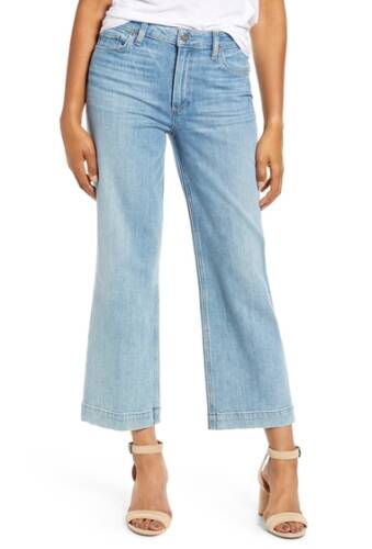 Imbracaminte femei paige nellie vintage high waist crop culotte jeans starstruck