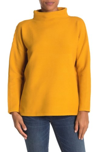 Imbracaminte femei philosophy apparel mock neck pullover mustard