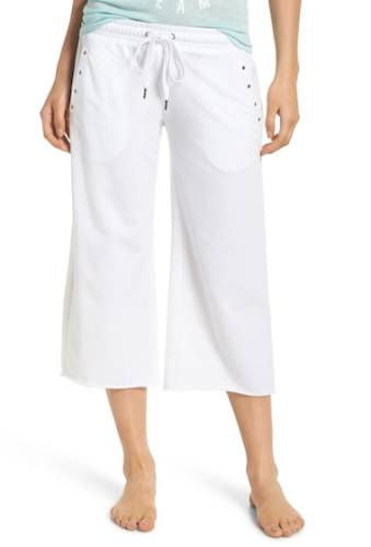 Imbracaminte femei pj salvage studded crop pajama pants white