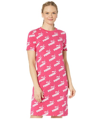 Imbracaminte femei puma amplified all over print fitted dress bright rose