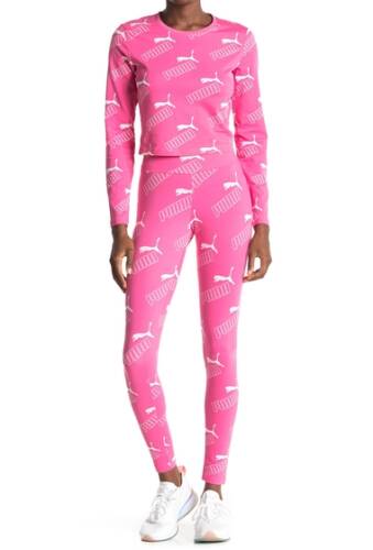 Imbracaminte femei puma amplified leggings pink