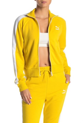 Imbracaminte femei puma classic track jacket yellow