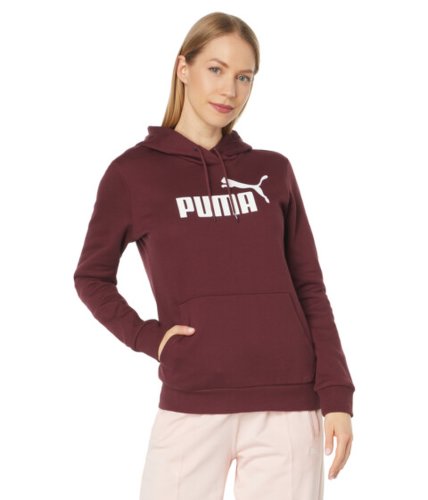 Imbracaminte femei puma essentials logo hoodie aubergine