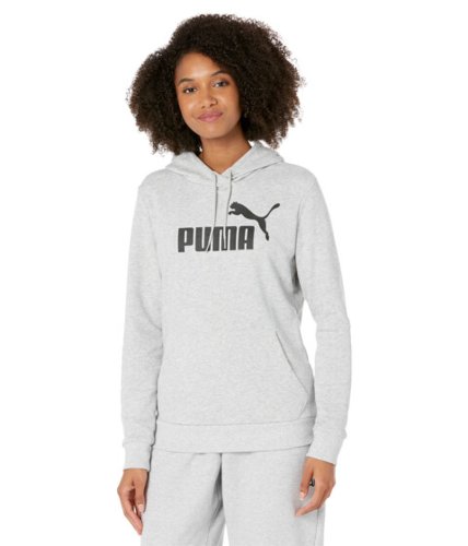 Imbracaminte femei puma essentials logo hoodie light gray heather