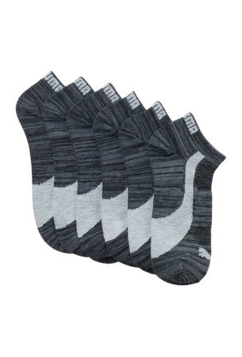 Imbracaminte femei puma non-terry low cut socks - pack of 6 black grey