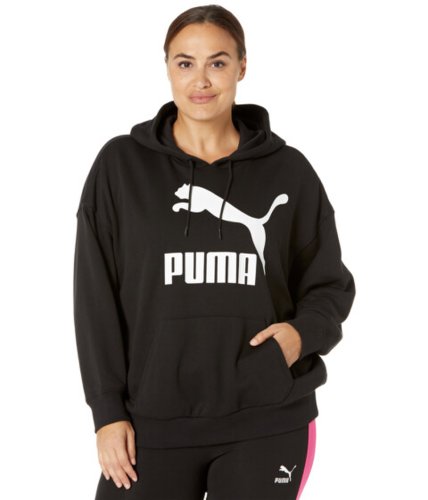 Imbracaminte femei puma plus size classics logo hoodie puma black