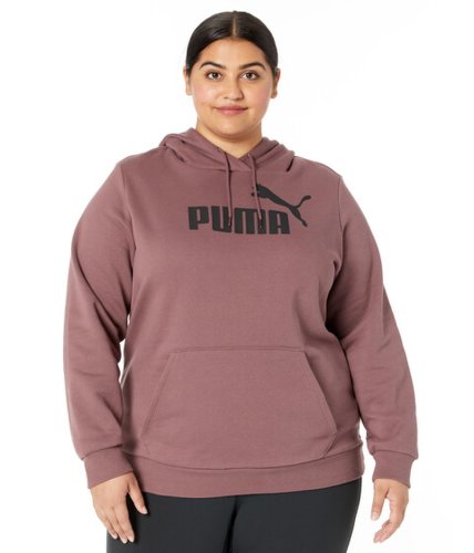 Imbracaminte femei puma plus size essentials logo fleece hoodie dusty plum