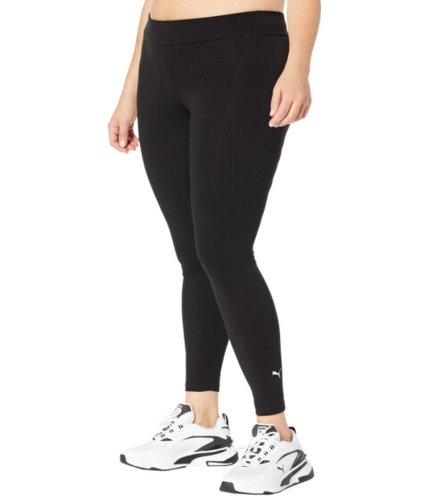 Imbracaminte femei puma plus size essentials logo leggings puma blackpuma white