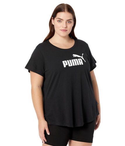 Imbracaminte femei puma plus size essentials logo tee 20 puma black