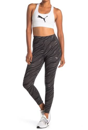 Imbracaminte femei puma summer high waist zebra print leggings black