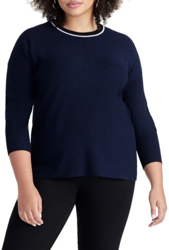 Imbracaminte femei rachel rachel roy luz sweater plus size true navy w lavenderblack