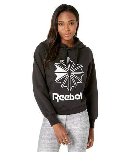Imbracaminte femei reebok classic fleece big logo hoodie black