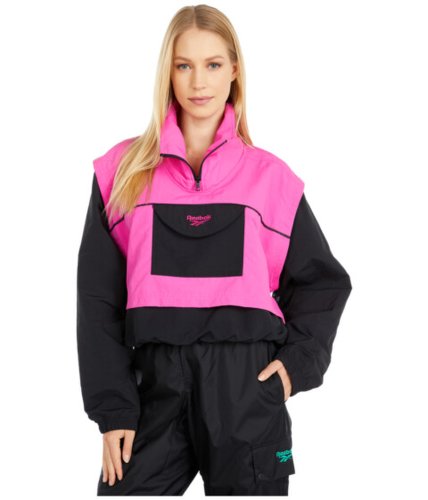 Imbracaminte femei reebok festival cover-up jacket dynamic pink