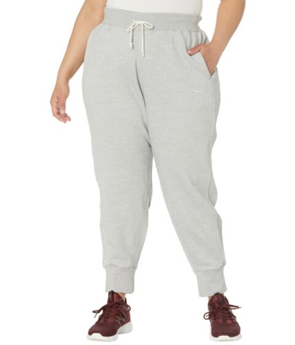 Imbracaminte femei reebok plus size training essentials textured logo pants medium grey heather