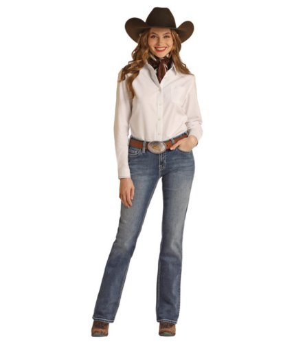 Imbracaminte femei rock and roll cowgirl cowhide applique riding in medium vintage rrwd4rrzpn medium vintage