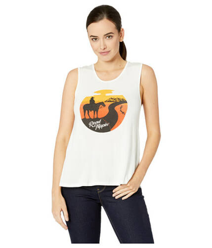 Imbracaminte femei rock and roll cowgirl graphic tank top 49-9391 white