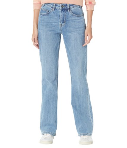 Imbracaminte femei rock and roll cowgirl high-rise back yoke detail bootcut jeans in light wash rrwd4hrztb light wash