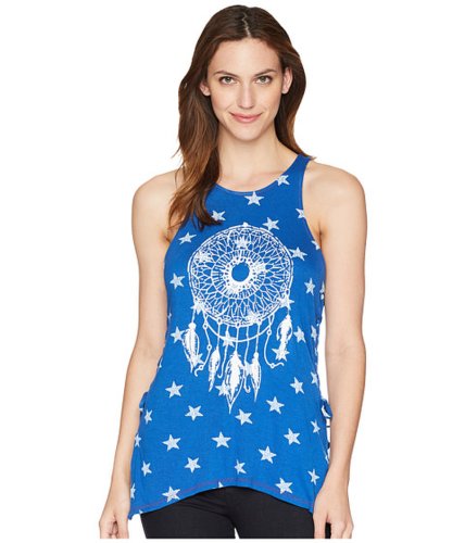 Imbracaminte femei rock and roll cowgirl loose fit tank top 49-5549 blue