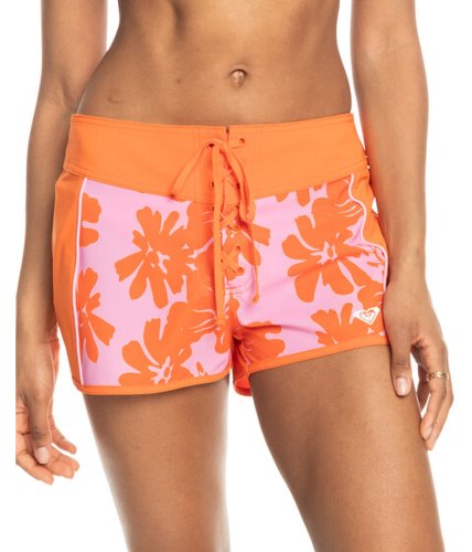 Imbracaminte femei roxy kate bosworth 2quot boardshorts pink frosting my kind of hibiscus