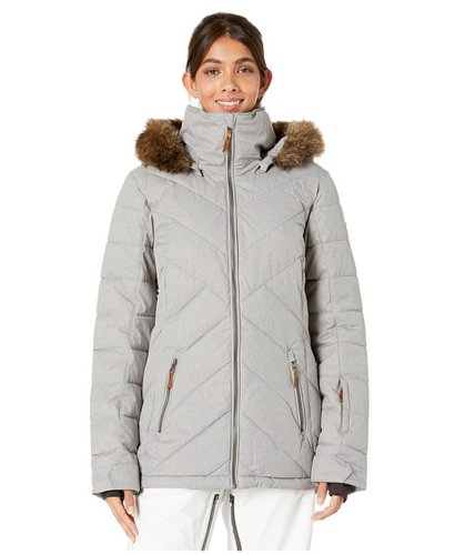 Imbracaminte femei roxy quinn snow jacket heather grey