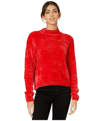 Imbracaminte femei sanctuary chenille mock neck sweater party red