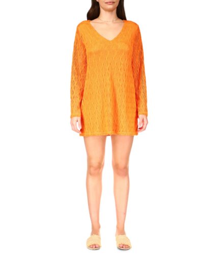 Imbracaminte femei sanctuary crochet beach days dress tangerine