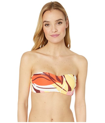 Imbracaminte femei seafolly cut copy bustier bandeau bikini top tangelo
