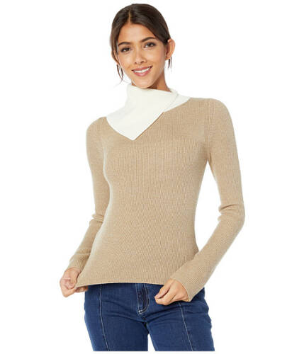 Imbracaminte femei see by chloe neutral color block sweater beigewhite 1