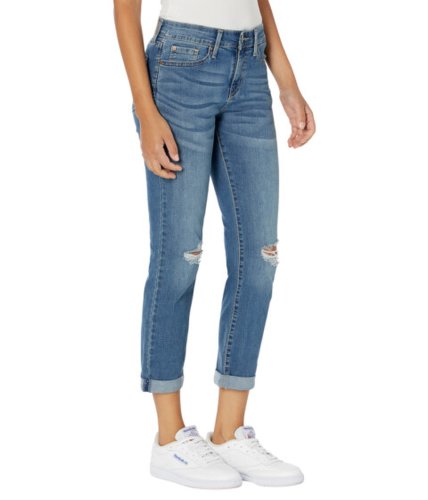 Imbracaminte femei signature by levi strauss co gold label mid-rise slim boyfriend jeans one and only