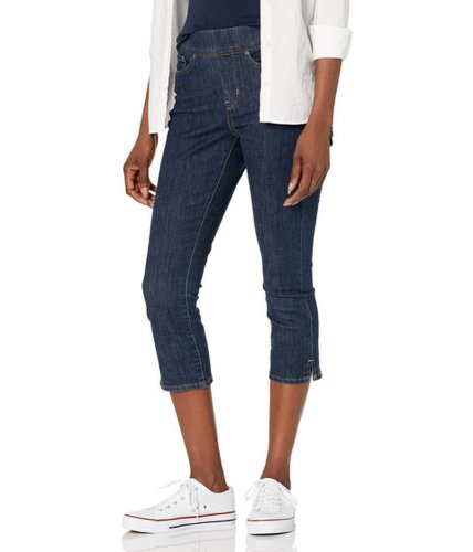 Imbracaminte femei signature by levi strauss co gold label shaping pull-on capris indigo rinse