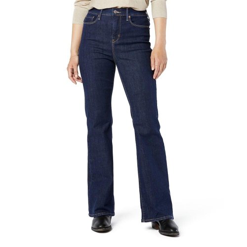 Imbracaminte femei signature by levi strauss co gold label totally shaping flare jeans romero creek 5d