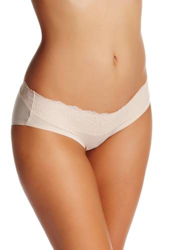 Imbracaminte femei spanx lace trim shape panty soft nude