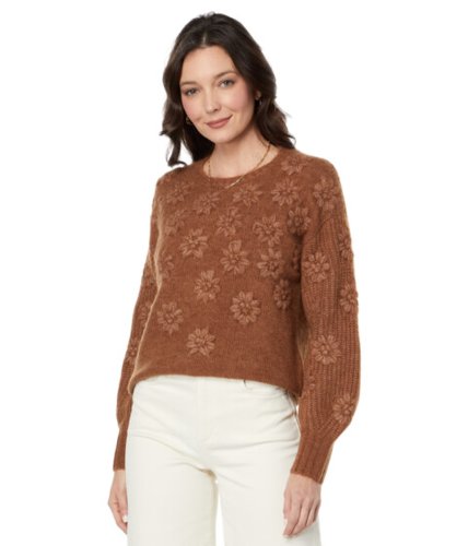 Imbracaminte femei splendid floral margo sweater walnut