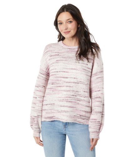Imbracaminte femei splendid space dye chunky textured sweater black cherry multi