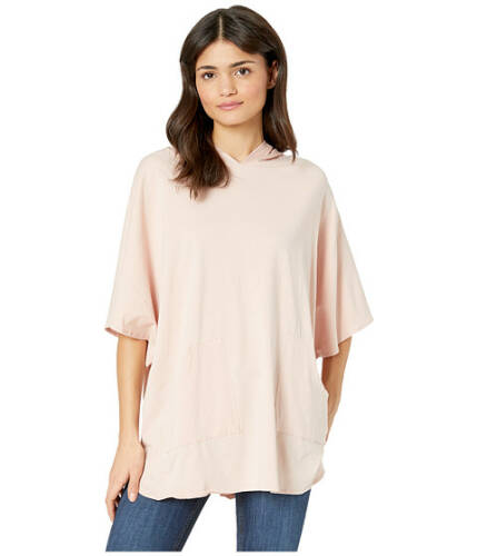 Imbracaminte femei steve madden solid hooded poncho blush