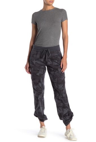 Imbracaminte femei supplies by union bay lilah convertible knit waist cargo pants galaxy grey
