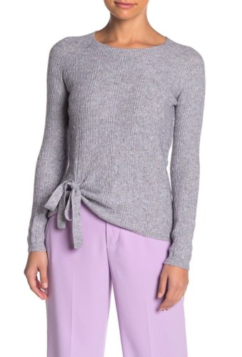 Imbracaminte femei t tahari tie bottom knit sweater petite lilac mult
