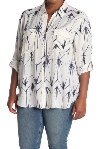 Imbracaminte femei tart carol roll-sleeve blouse plus size fldshib