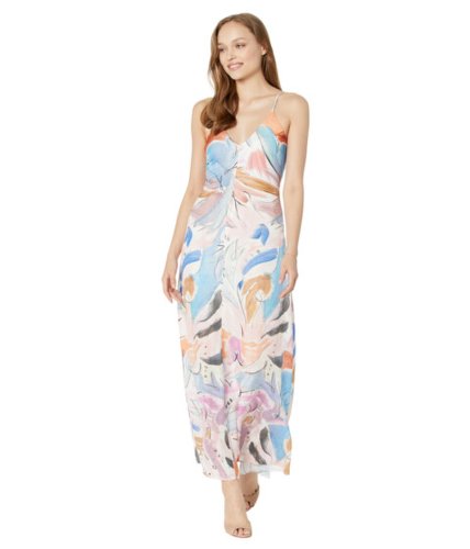 Imbracaminte femei ted baker lizybet v-neck strappy maxi dress ivory