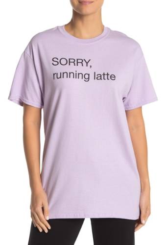 Imbracaminte femei the laundry room running latte tour t-shirt orchid