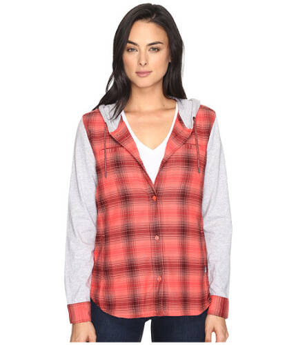 Imbracaminte femei the north face campground shacket cayenne red plaid (prior season)