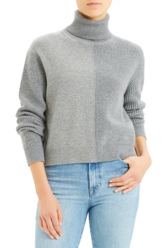 Imbracaminte femei theory colorblock cashmere turtleneck sweater slt htr ml